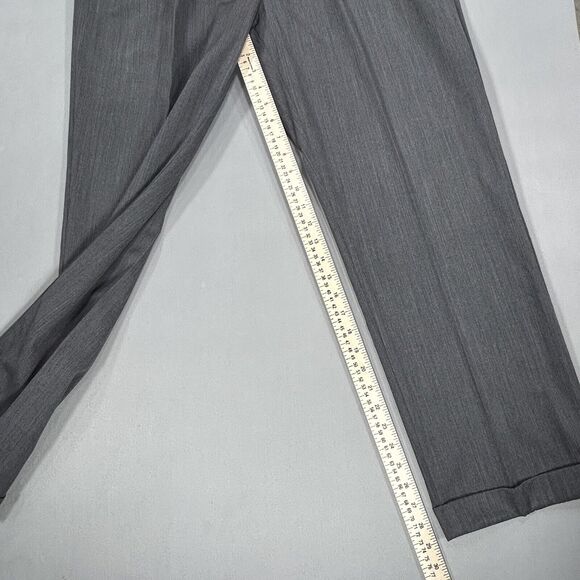 Brooks Brothers Pants Men's Gray 37x30 Preppy Casual Cuffed Chino 1818 Madison - Picture 7 of 14
